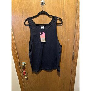 Large vintage islander Tank Top k-mart black with tags new